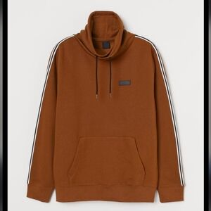 H&M Pacificateur Chimney-collar Men Sweatshirt Drawstring Longsleeve Medium NWOT